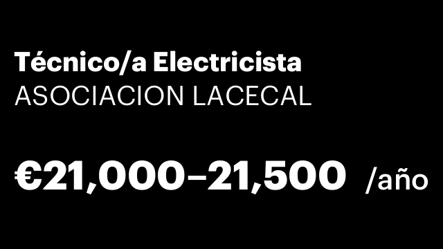 Técnico/a Electricista