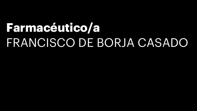 Farmacéutico/a