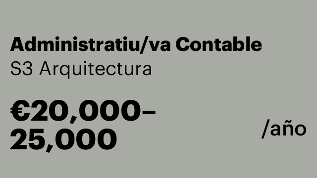 Administratiu/va Contable