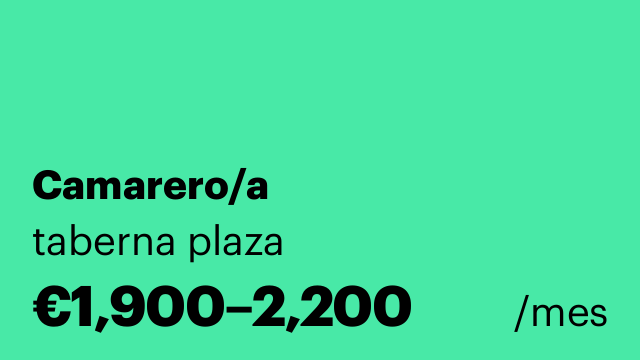 Camarero/a