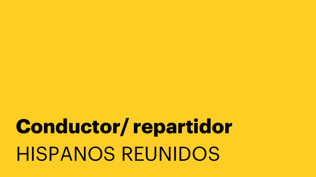 Conductor/ repartidor