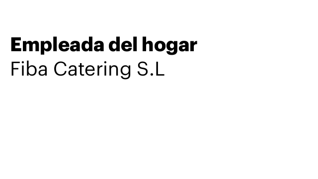 Empleada del hogar