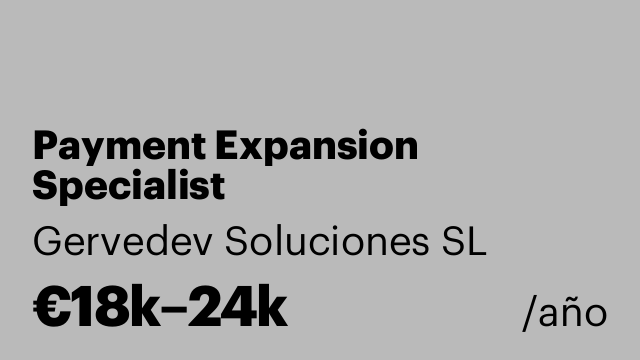 Payment Expansion Specialist