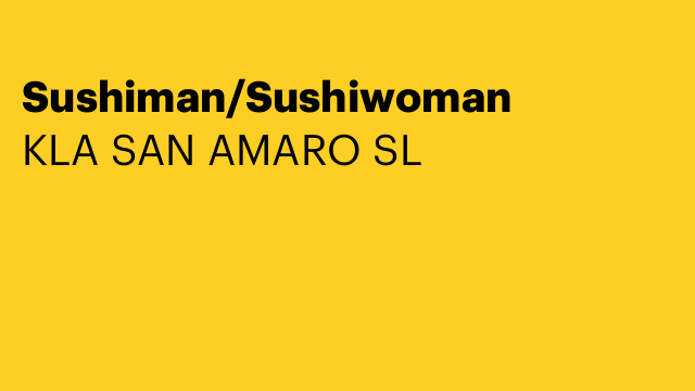 Sushiman/Sushiwoman