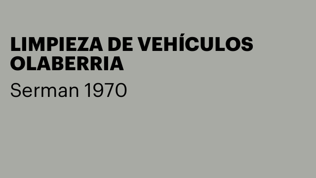 LIMPIEZA DE VEHÍCULOS OLABERRIA