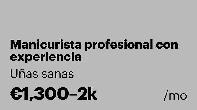 Manicurista profesional con experiencia
