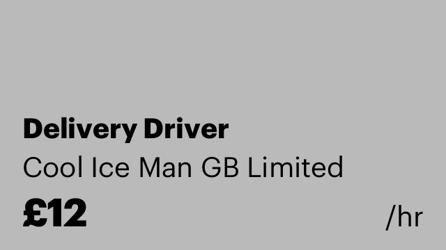 Delivery Driver