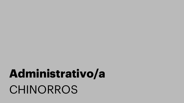 Administrativo/a