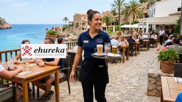 CAMARERO/A DE SALA - TURNO SEGUIDO 1700 - 1800€ NETOS PARA MALLORCA