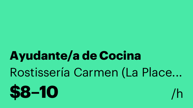 Ayudante/a de Cocina