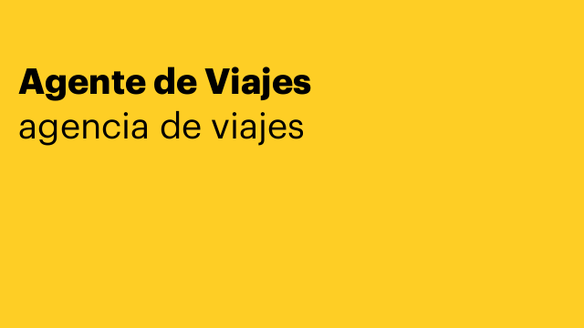 Agente de Viajes