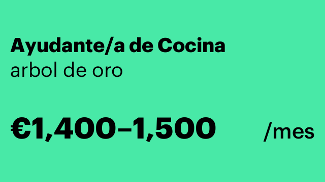 Ayudante/a de Cocina