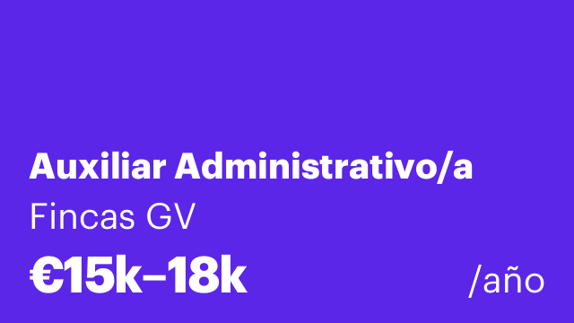 Auxiliar Administrativo/a