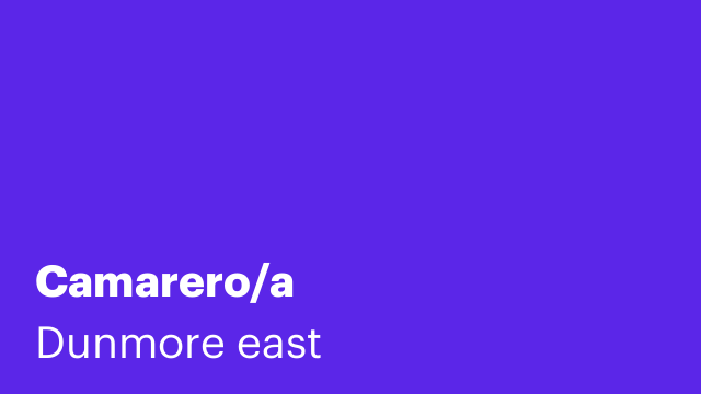 Camarero/a