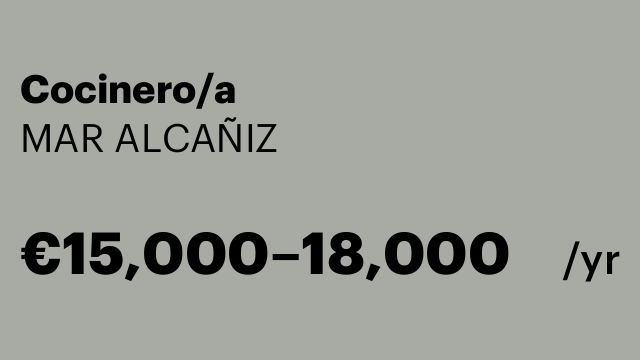 Cocinero/a