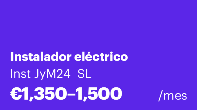 Instalador eléctrico