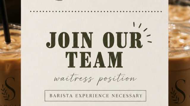 Barista and Waiter / Waitress