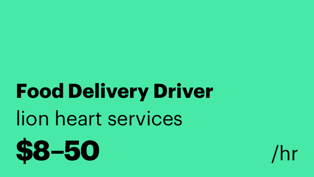 Food Delivery Driver