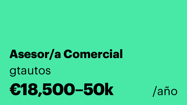 Asesor/a Comercial