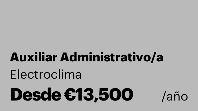 Auxiliar Administrativo/a