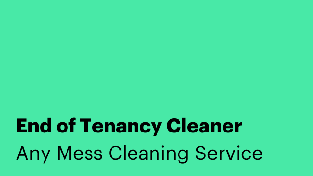 End of Tenancy Cleaner