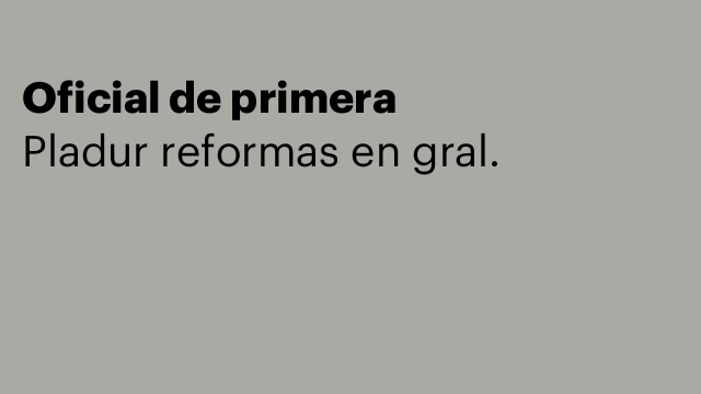 Oficial de primera