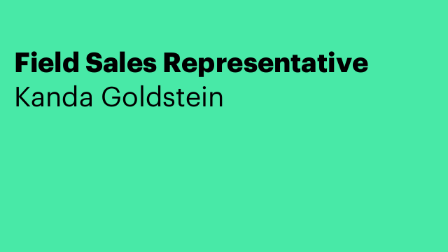 Field Sales Representative