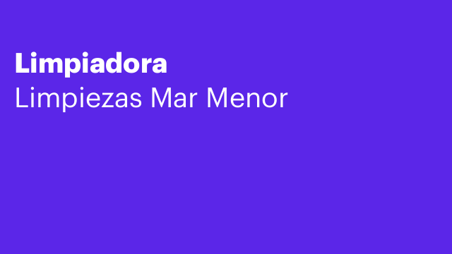 Limpiadora