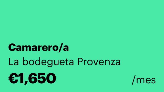Camarero/a