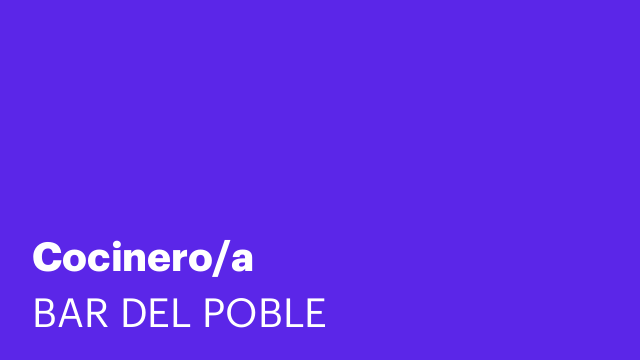 Cocinero/a