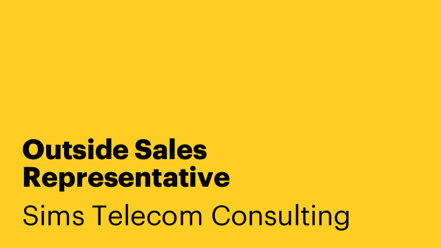 Outside Sales Representative