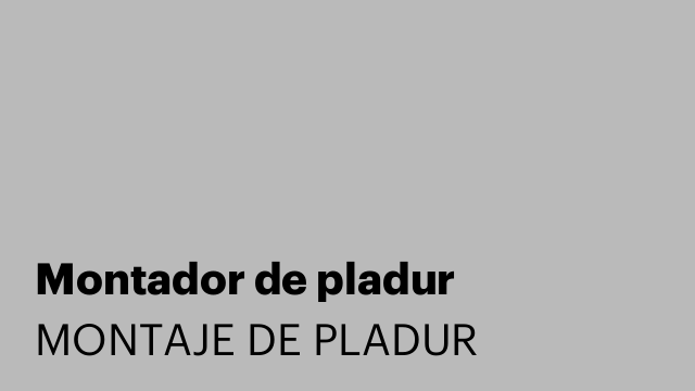 Montador de pladur