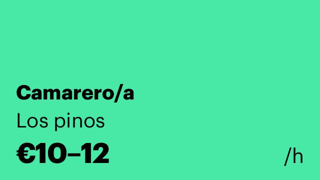 Camarero/a