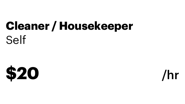 Cleaner / Housekeeper
