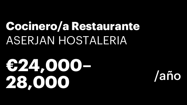Cocinero/a Restaurante