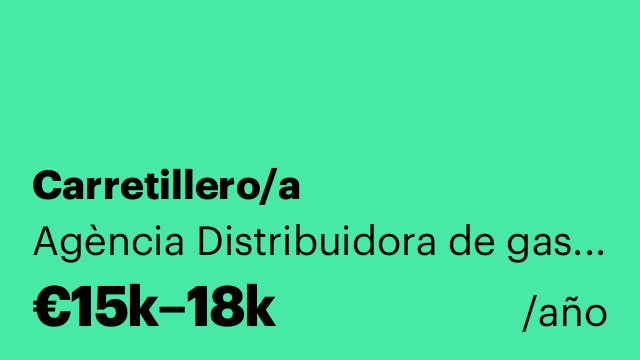 Carretillero/a