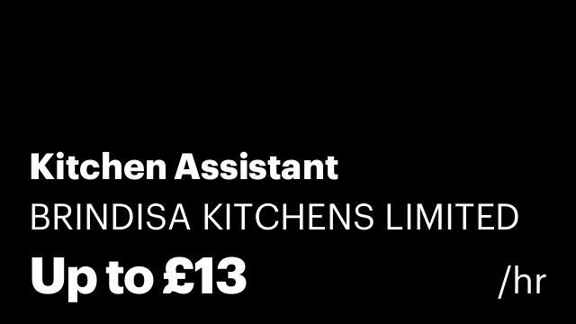 Kitchen Assistant
