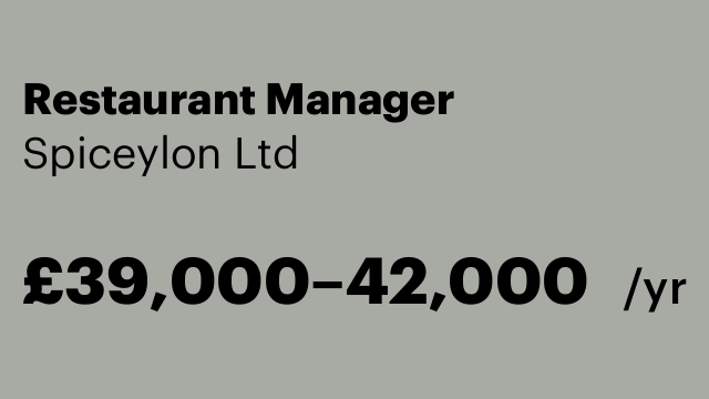 Restaurant Manager