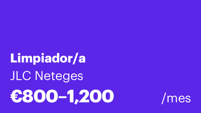 Limpiador/a