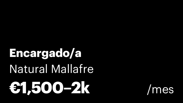 Encargado/a