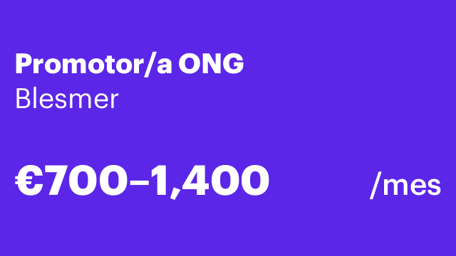Promotor/a ONG