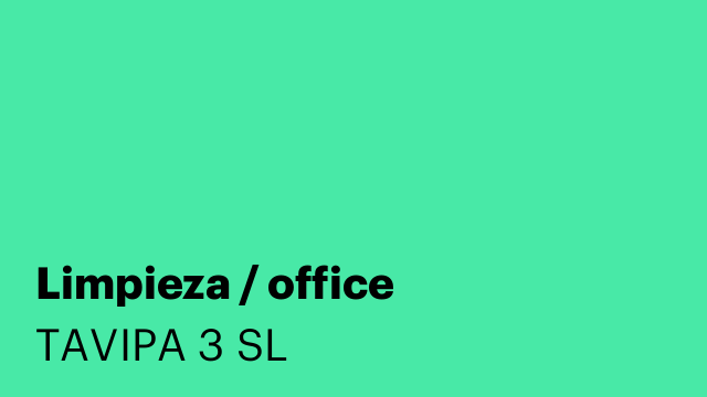 Limpieza / office