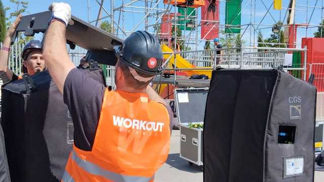 CARGA Y DESCARGA-AUX. DE MONTAJE PARA EVENTO EN CADIZ