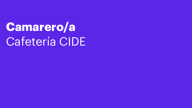Camarero/a