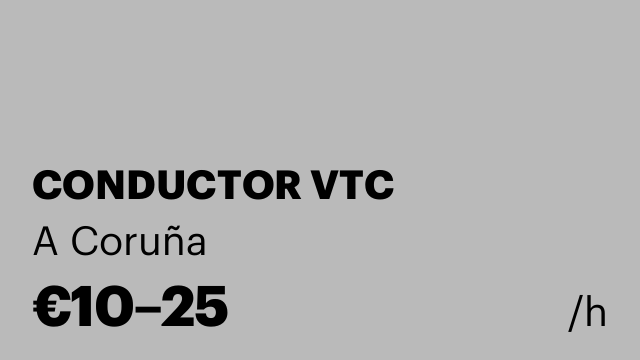 CONDUCTOR VTC