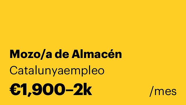 Mozo/a de Almacén