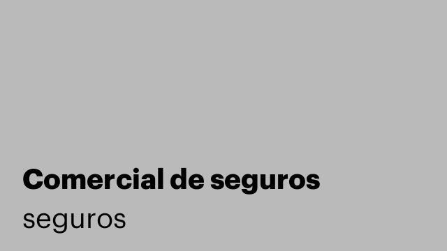 Comercial de seguros