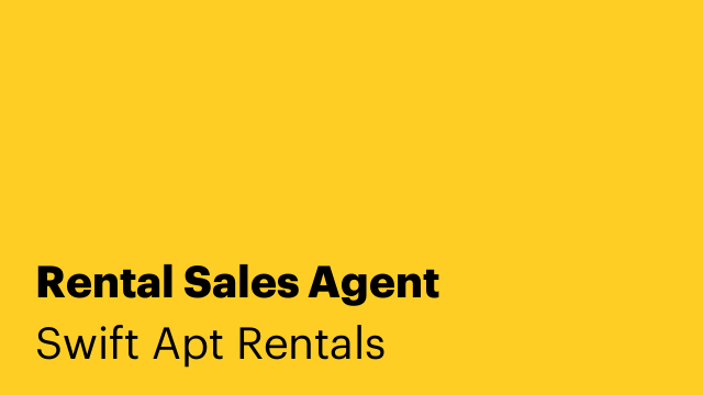 Rental Sales Agent