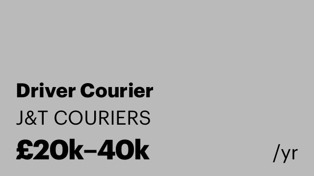Driver Courier