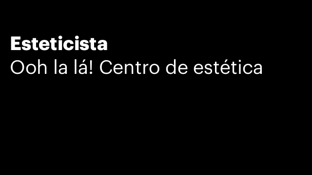 Esteticista